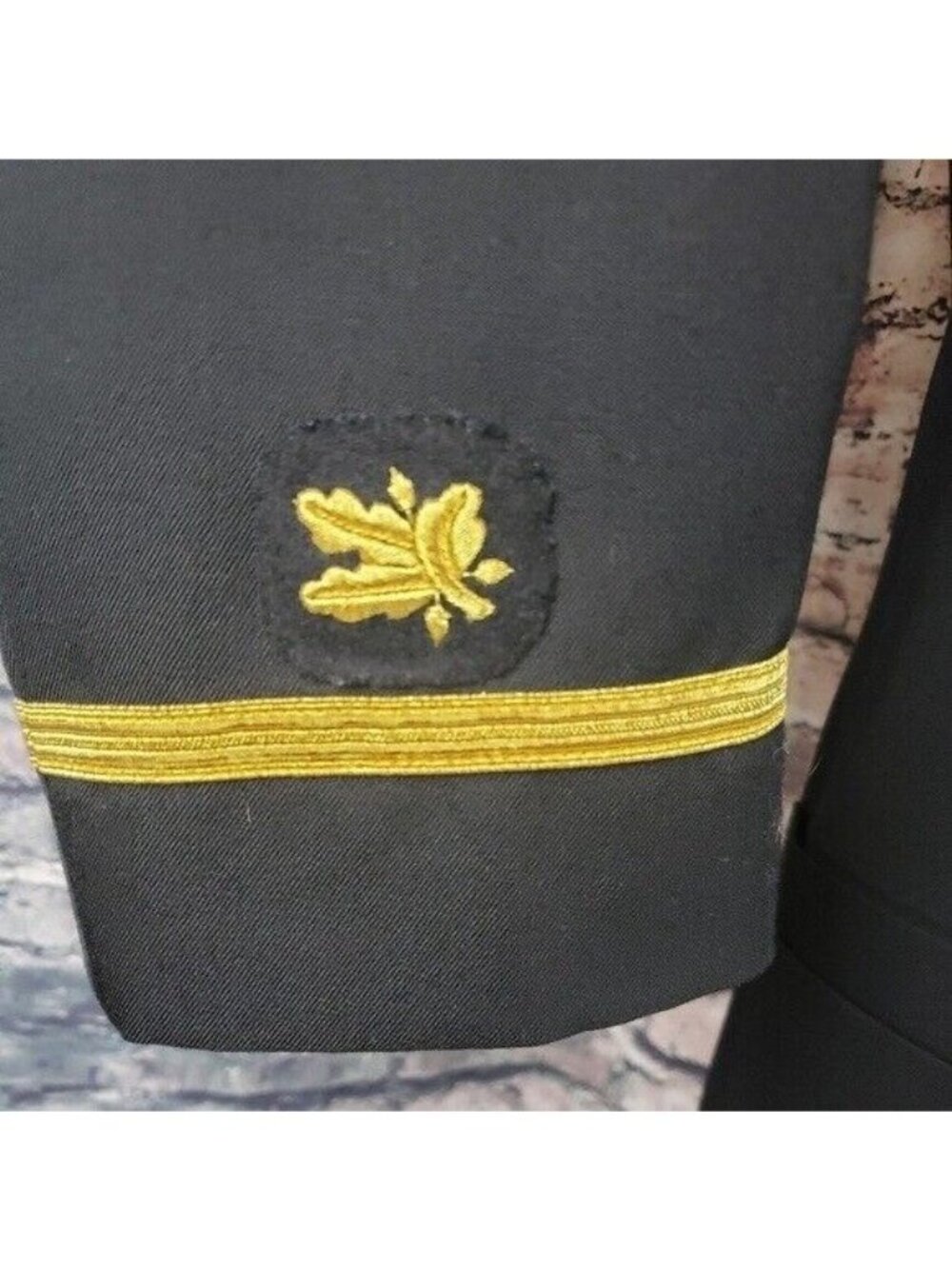 Vintage United States Naval Dress Uniform Jacket Oak Leaf Cluster Sleeve 39R - Picture 5 of 8